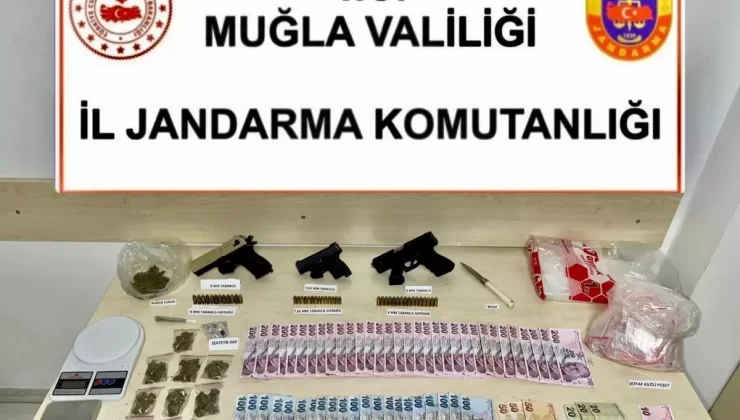 Fethiye’de Uyuşturucu ve Silah Operasyonu