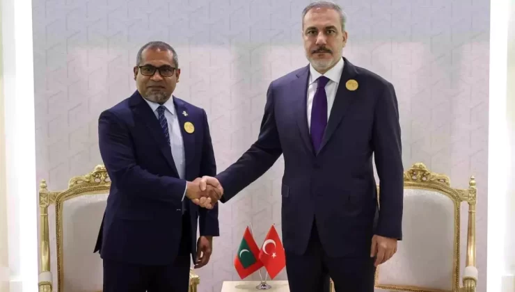Fidan, Maldivler Dışişleri Bakanı ile Görüştü