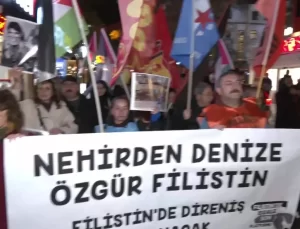 Filistin’e Destek Yürüyüşü Ankara’da