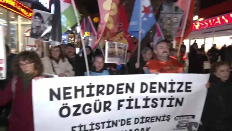 Filistin’e Destek Yürüyüşü Ankara’da