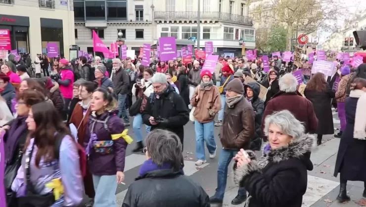 Fransa’da Kadına Şiddet İçin Yürüyüş