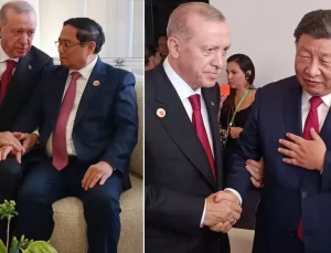 G20 Zirvesi’nde Asyalı liderler bir araya gelen Erdoğan’ın samimi tavırları dikkat çekti