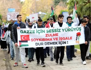 GAÜN’de Filistin’e Destek Yürüyüşü