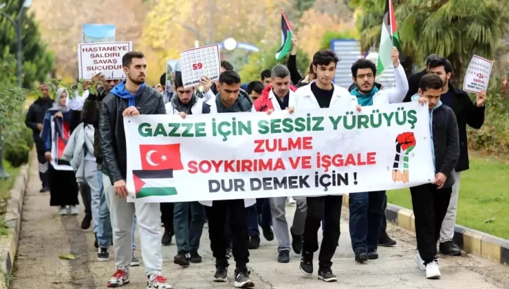 GAÜN’de Filistin’e Destek Yürüyüşü