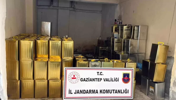 Gaziantep’te 1,5 milyon lira değerinde sahte zeytinyağı ele geçirildi