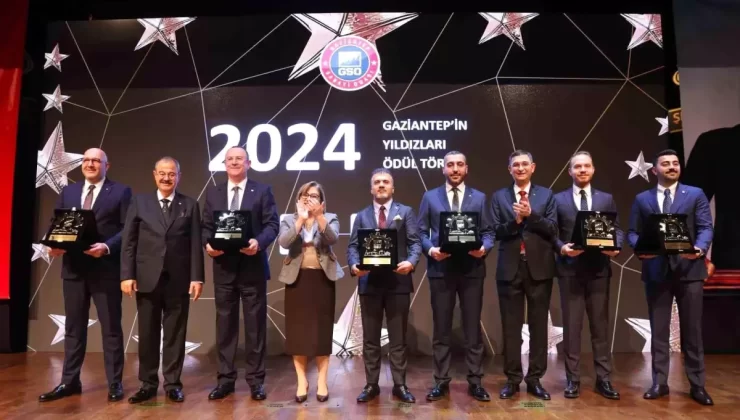 Gaziantep’te “Gaziantep’in Yıldızları Ödül Töreni”