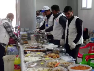 Gercüş’te Filistinli Kardeşlere Yardım Etkinliği