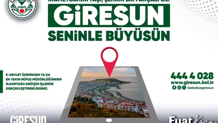 Giresun Belediye Başkanı’ndan Nüfus Artışı Çağrısı