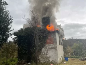 Giresun’da Ev Yangını