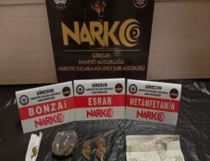 Giresun’da Uyuşturucu Operasyonu