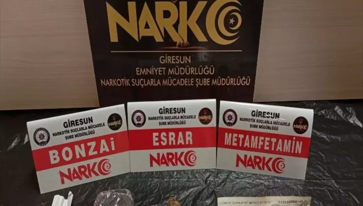 Giresun’da Uyuşturucu Operasyonu