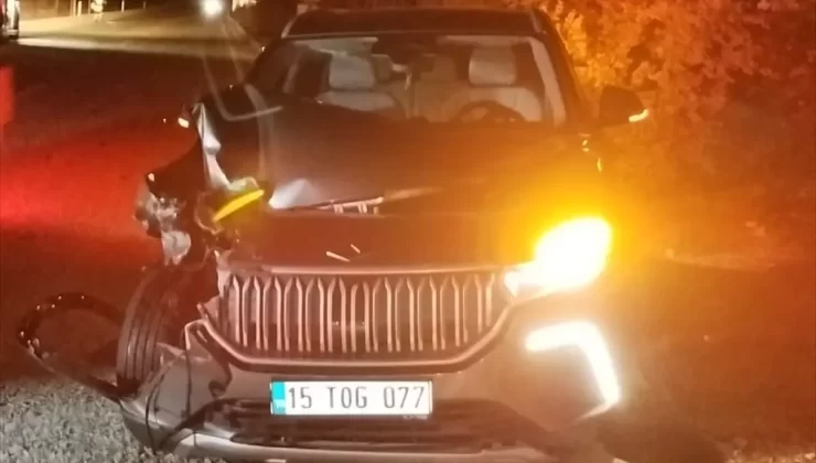 Gölhisar’da Kaza: Kamyonet Devrildi