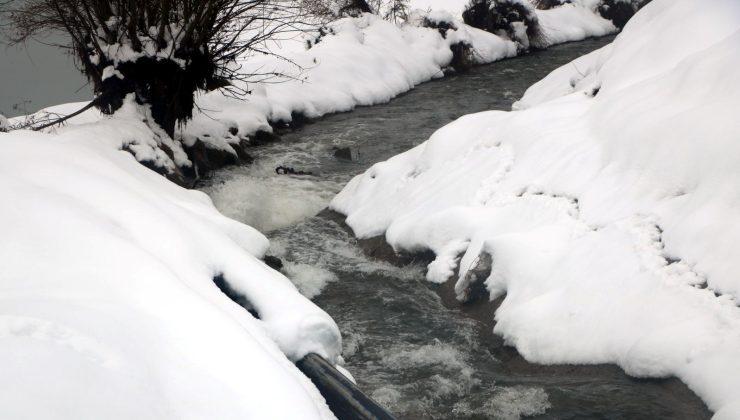 Gölköy’ün su seviyesi kar suyu sayesinde arttı