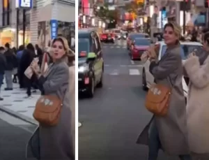 Gülben Ergen ezilmekten son anda kurtuldu