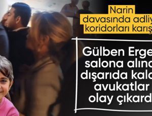 Gülben Ergen’in Narin davasında duruşma salonuna alınmasına tepki