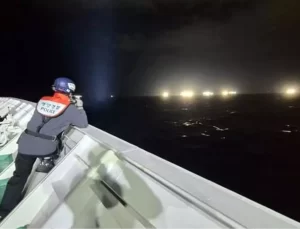 Güney Kore’de Balıkçı Teknesi Battı