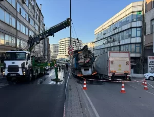 Güngören’de Yolda Çökme Olayı