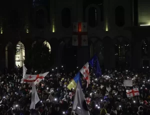 Gürcistan’da AB Müzakereleri Protesto Ediliyor