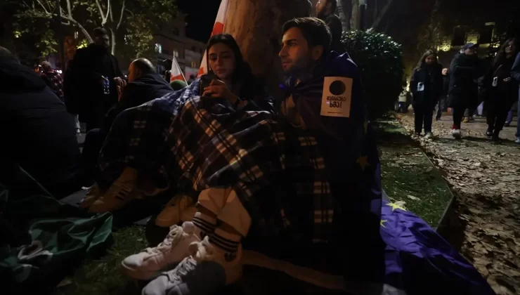 Gürcistan’da Seçim Protestosu