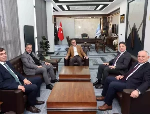 Hacılar Belediye Başkanı Özdoğan, Komşu İlçelerle İşbirliği Görüşmesi Yaptı