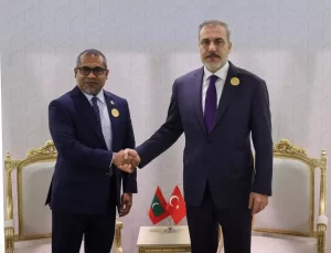 Hakan Fidan, Maldivler Dışişleri Bakanı ile Görüştü