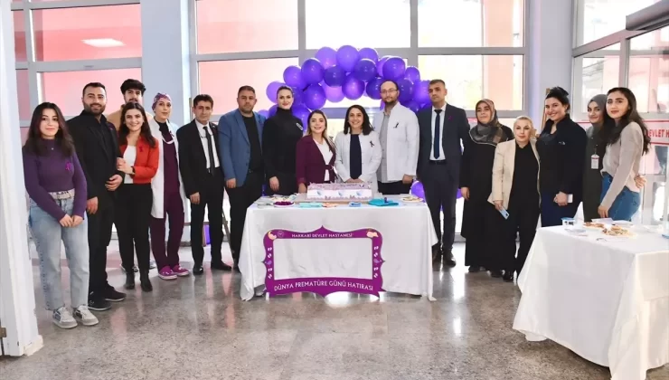 Hakkari’de Dünya Prematüre Günü Etkinliği