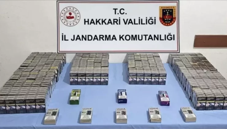 Hakkari’de Kaçakçılık Operasyonu