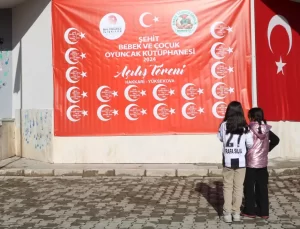 Hakkari’de Şehit Bebek ve Çocuk Oyuncak Kütüphanesi açıldı