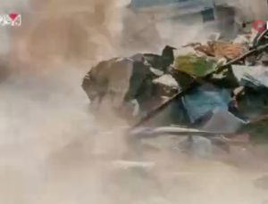 Hamas, İsrail’e ait askeri tank ve buldozerleri vurdu