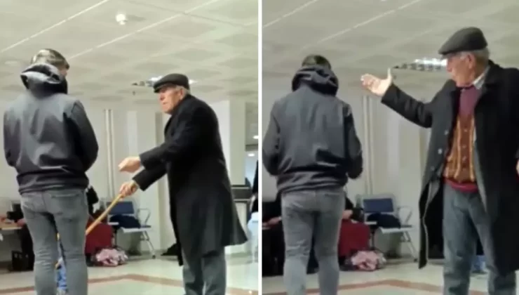 Hastanede insanların duygularını suistimal eden dilenci sert kayaya çarptı