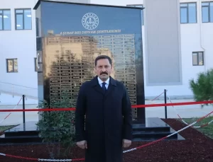 Hatay’da Deprem Şehitleri İçin Anıt Yapıldı