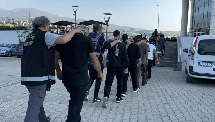 Hatay’da Uygulama Noktalarını Paylaşan 13 Gözaltında