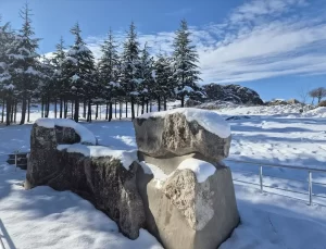 Hattuşa Antik Kenti Karla Kaplandı
