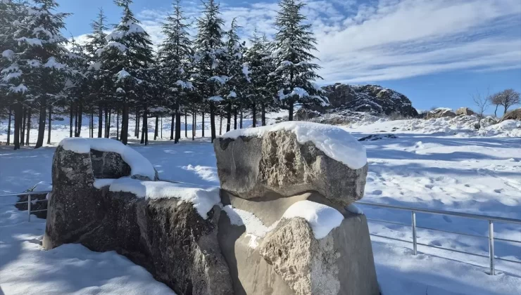 Hattuşa Antik Kenti Karla Kaplandı