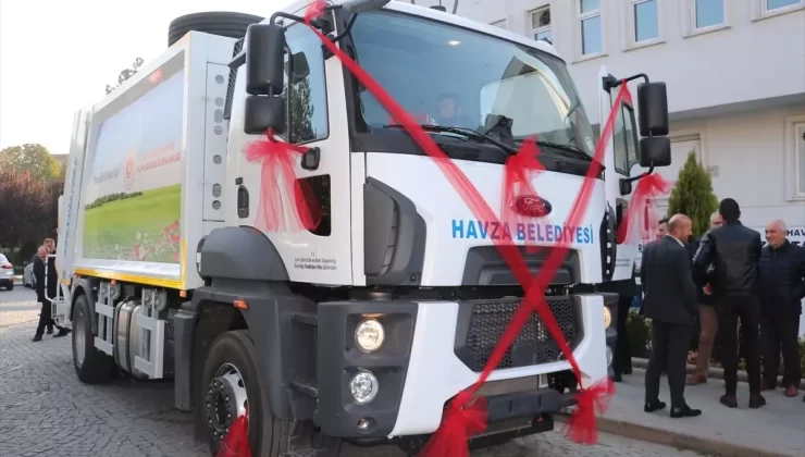 Havza’ya Yeni Çöp Kamyonu