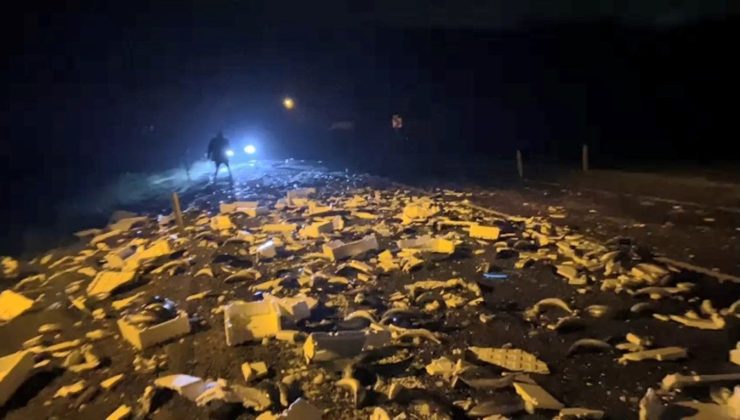 Her şey dakikalar içinde oldu! 3 milyonluk palamutlar yola saçıldı: Şoför gözlerine inanamadı