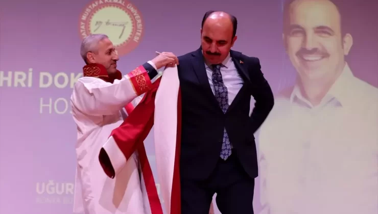HMKÜ, Konya Büyükşehir Belediye Başkanı Uğur İbrahim Altay’a fahri doktora ünvanı verdi