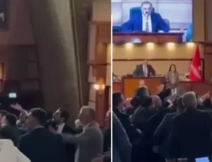 İBB Meclisi’nde çıkan kavgada yumruklar konuştu