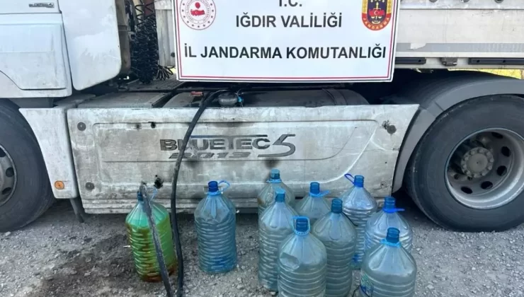 Iğdır’da Akaryakıt Kaçakçıları Yakalandı