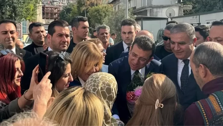 İmamoğlu’ndan Tarihi Çarşı Ziyareti