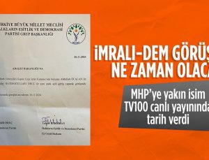 İmralı-DEM görüşmesiyle ilgili MHP’ye yakın gazeteciden kulis bilgisi