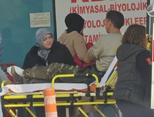 İnegöl’de Motorlu Testere Kazası