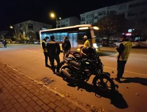 İnegöl’de Motosiklet Denetimi