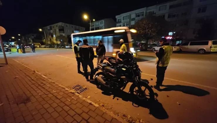 İnegöl’de Motosiklet Denetimi