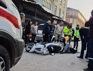İnegöl’de Motosiklet Kazası