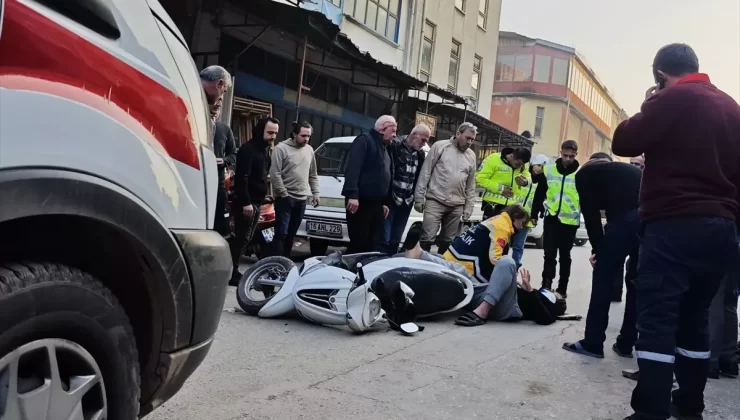 İnegöl’de Motosiklet Kazası