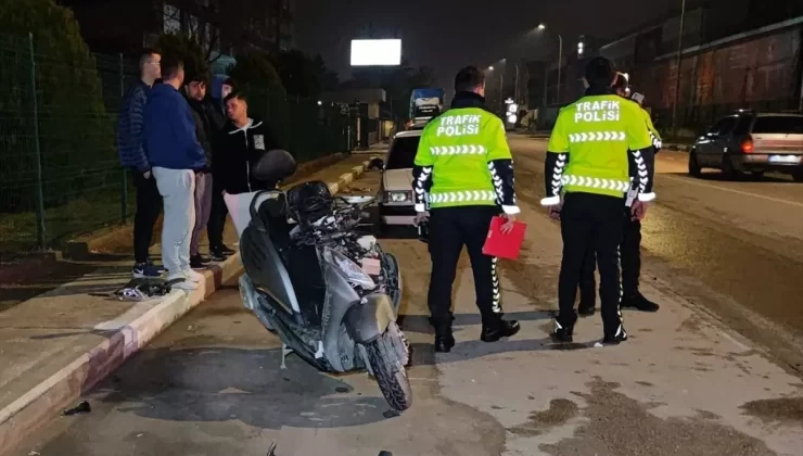 İnegöl’de Motosiklet Kazası: Sürücü Ağır Yaralı