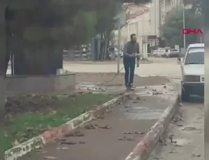 İnegöl’de Sokak Çeşmesinden Otomobil Yıkanan Sürücüye Ceza