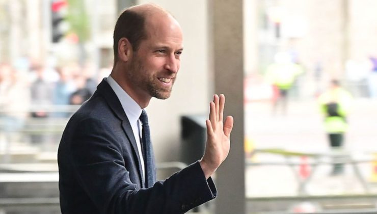 İngiltere’de Prens William, ‘Filistin’e Özgürlük’ sloganlarıyla protesto edildi