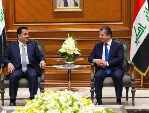 Irak Başbakanı Sudani, IKBY Başbakanı Barzani ile bir araya geldi